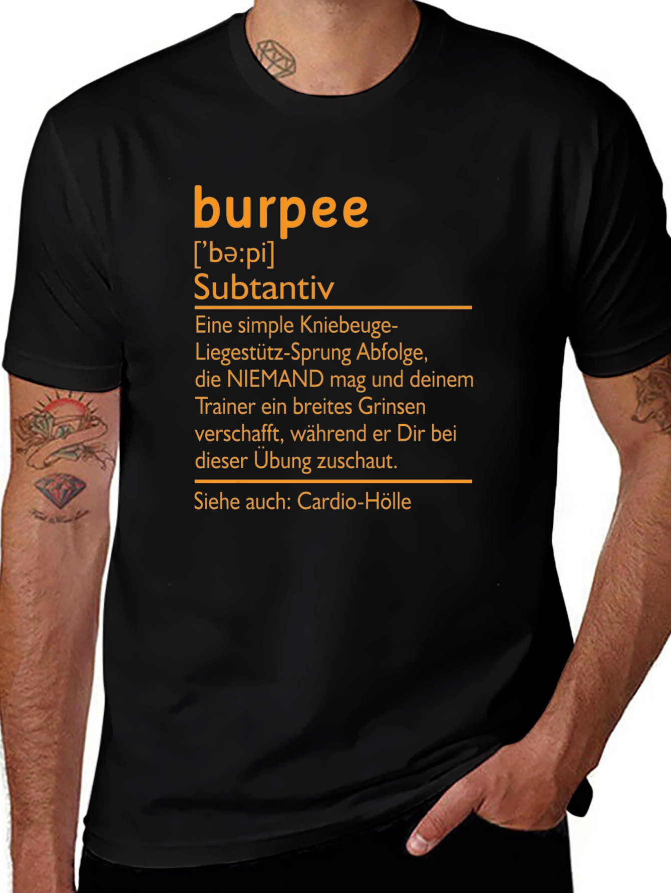 Burpee Definition T-Shirt - Workout Humor
