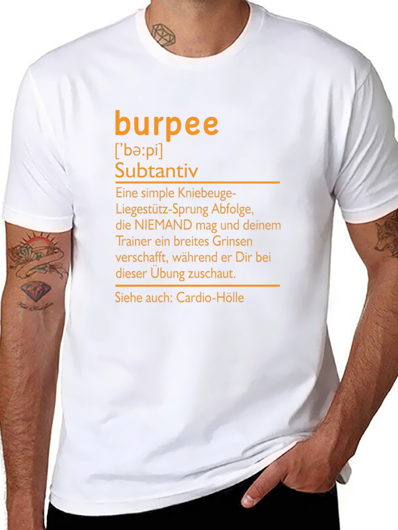 Burpee Definition T-Shirt - Workout Humor