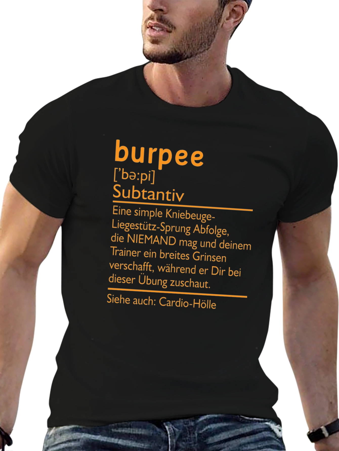 Burpee Definition T-Shirt - Workout Humor