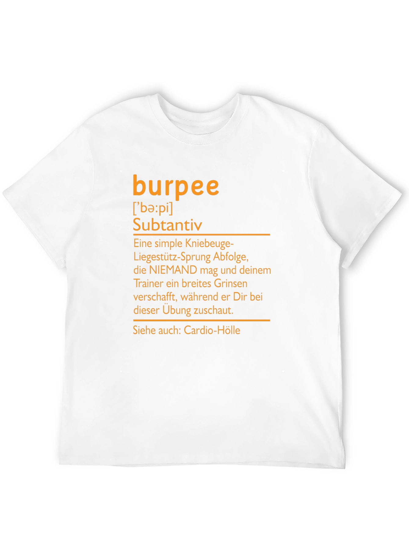 Burpee Definition T-Shirt - Workout Humor