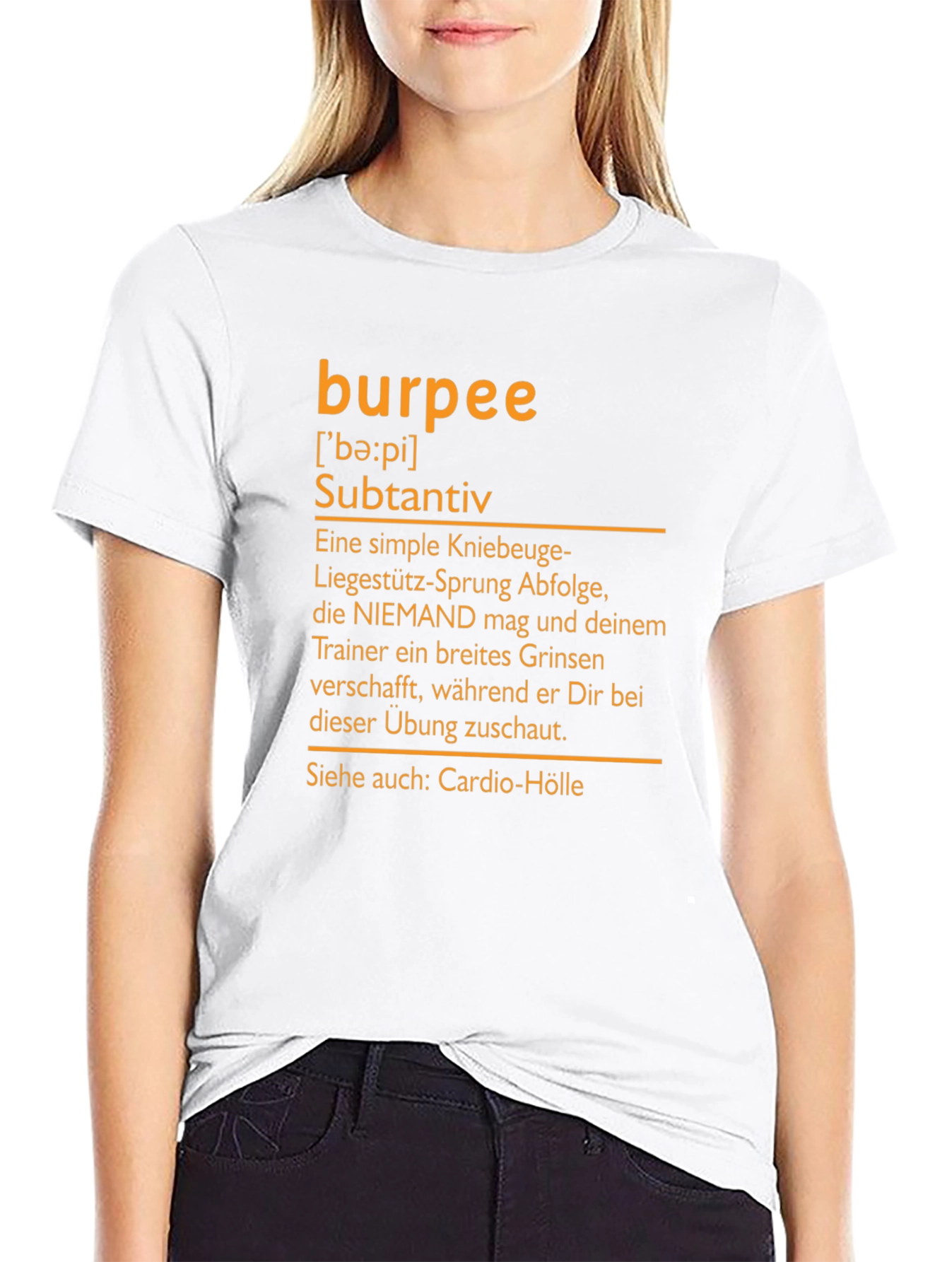 Burpee Definition T-Shirt - Workout Humor