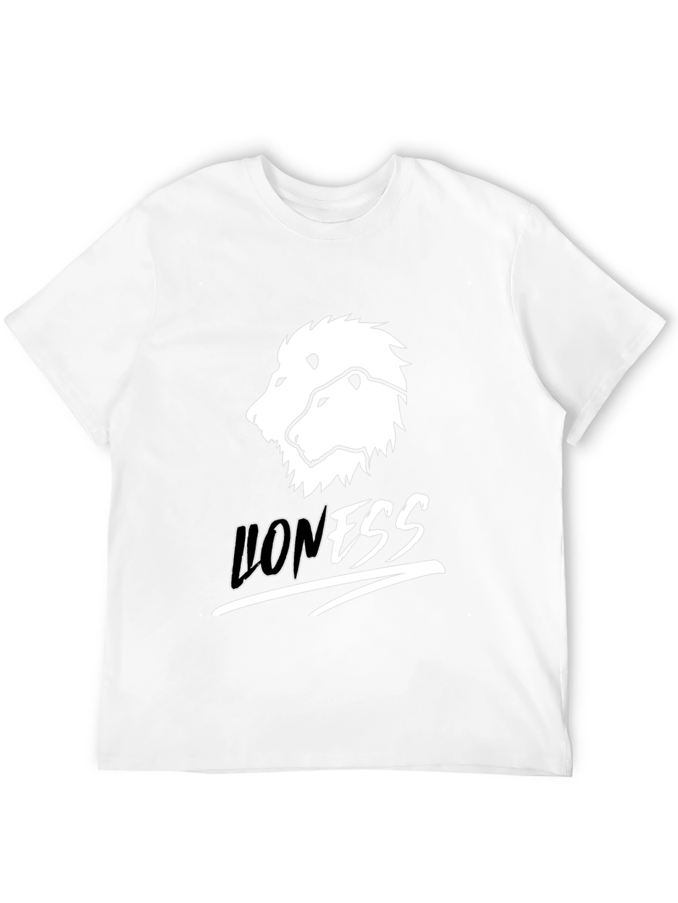 Lioness Graphic Print Black T-Shirt