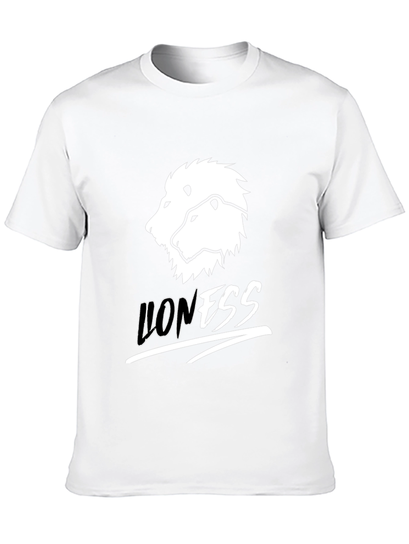 Lioness Graphic Print Black T-Shirt