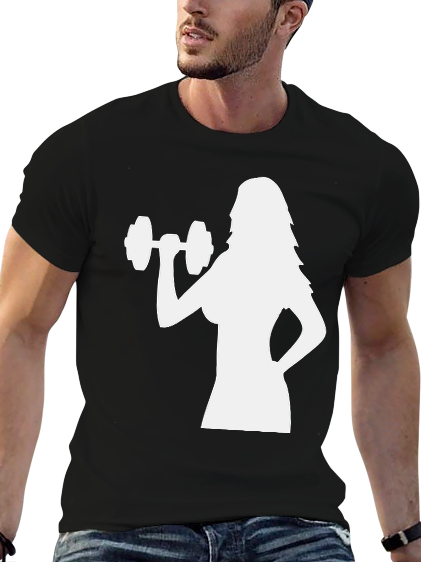 Workout Womans Black T-Shirt