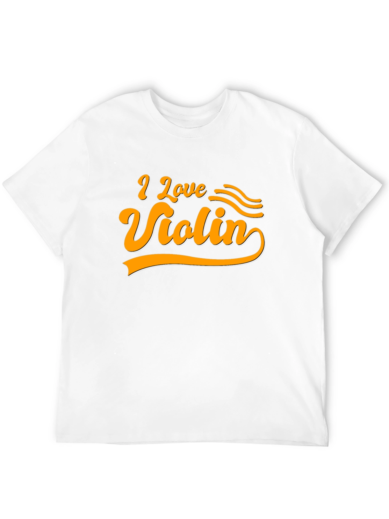 I Love Violin Graphic T-Shirt Musician Tee