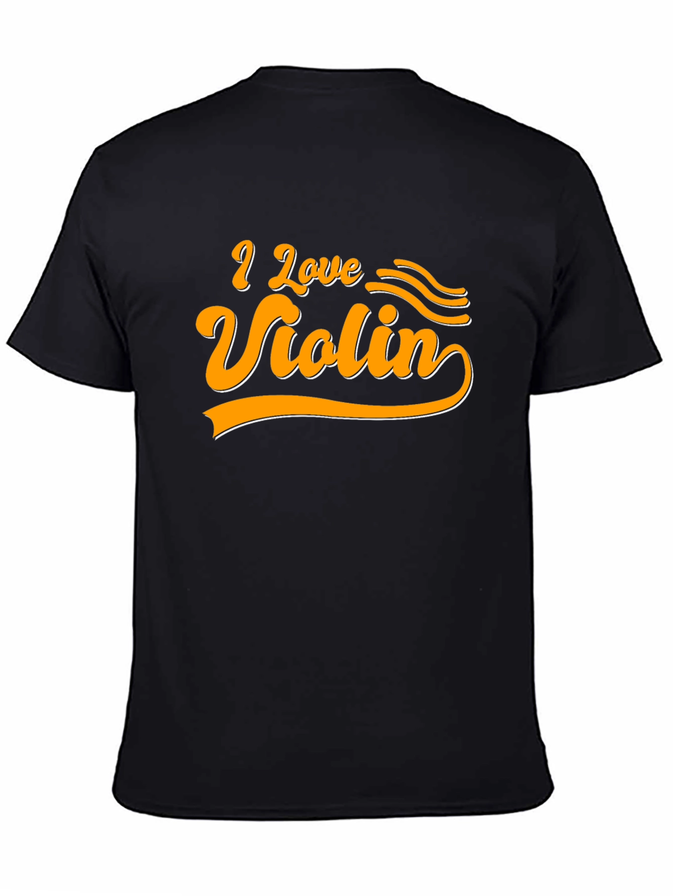 I Love Violin Graphic T-Shirt Musician Tee