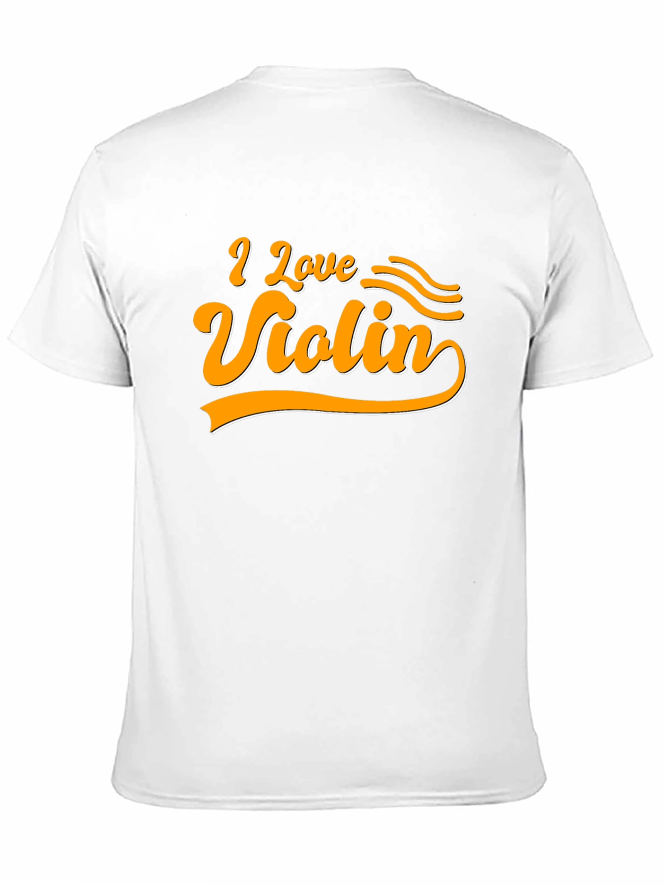 I Love Violin Graphic T-Shirt Musician Tee