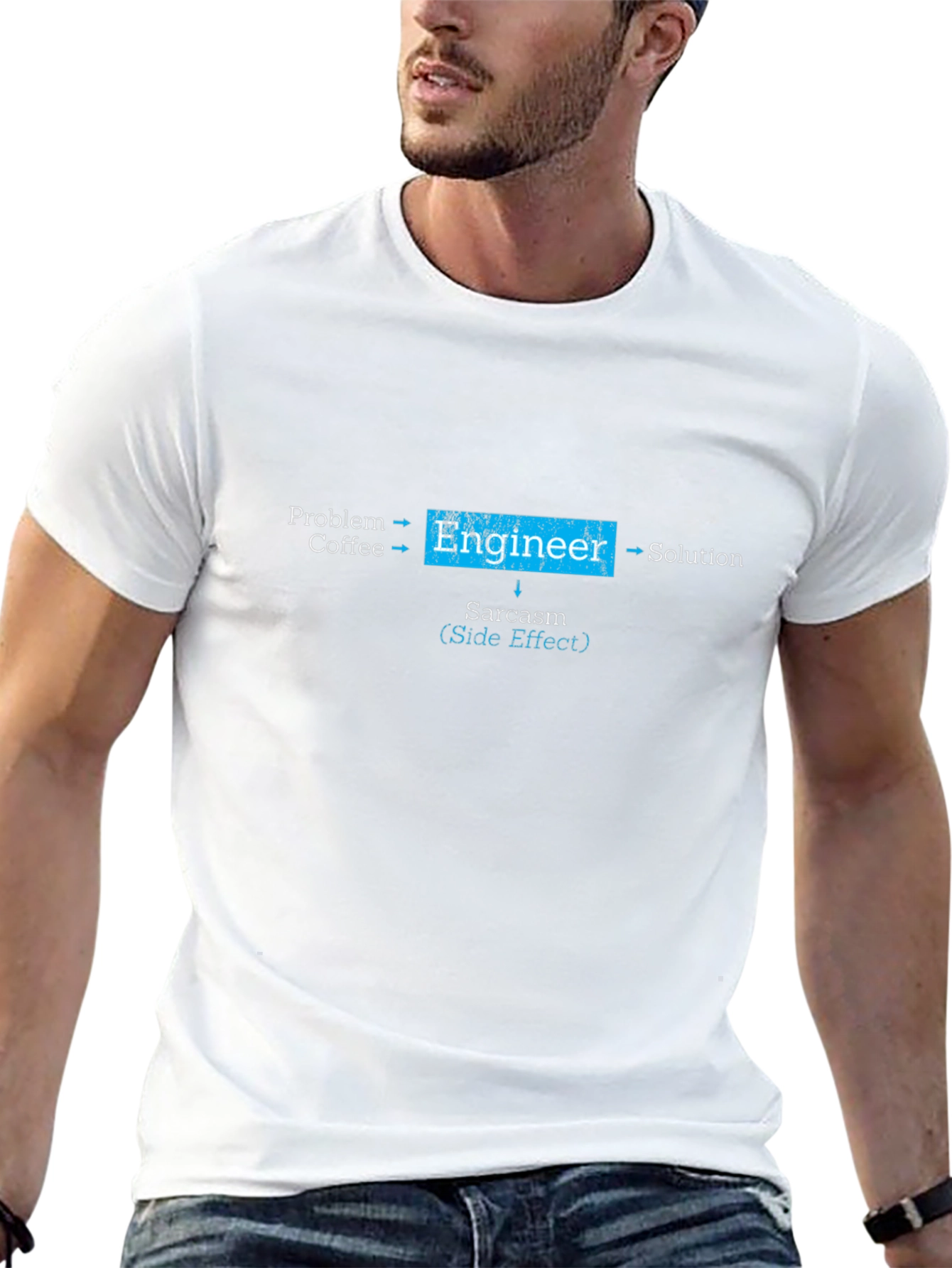 Engineer Flowchart Graphic Tee - Sarcasm Side Effect