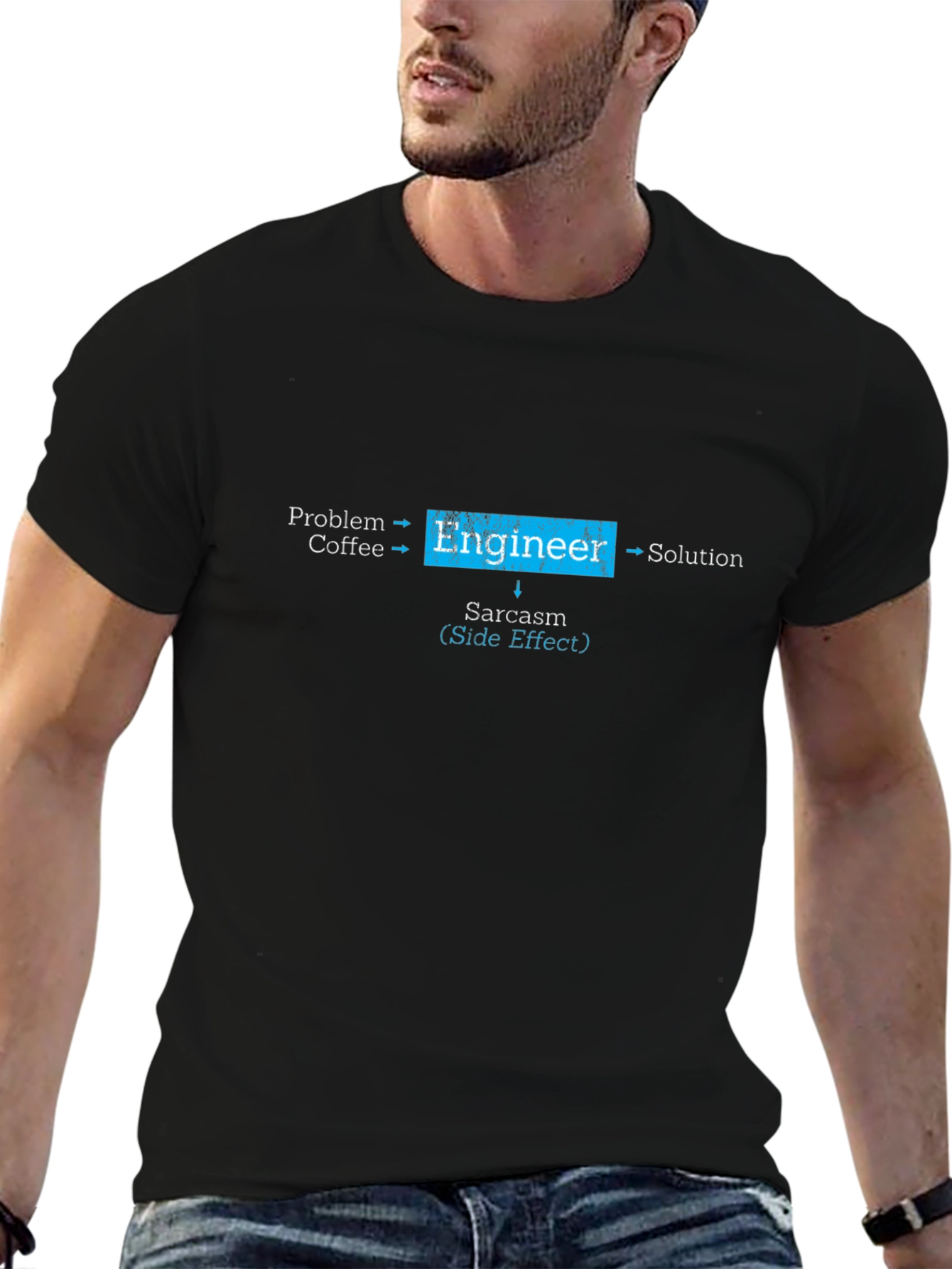 Engineer Flowchart Graphic Tee - Sarcasm Side Effect