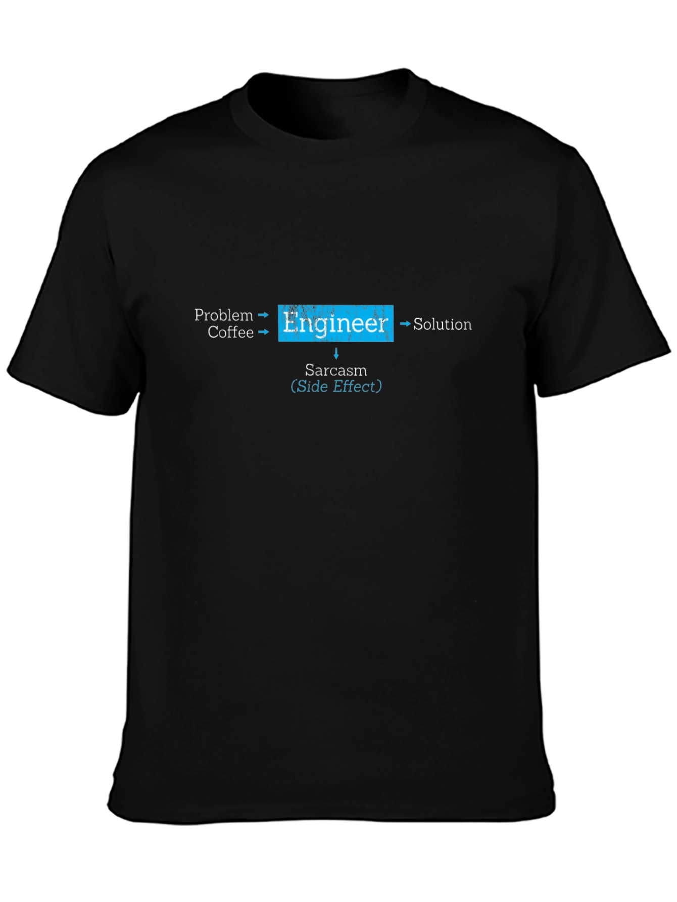 Engineer Flowchart Graphic Tee - Sarcasm Side Effect