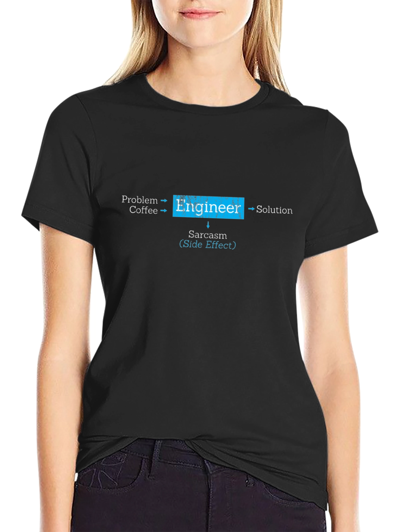 Engineer Flowchart Graphic Tee - Sarcasm Side Effect