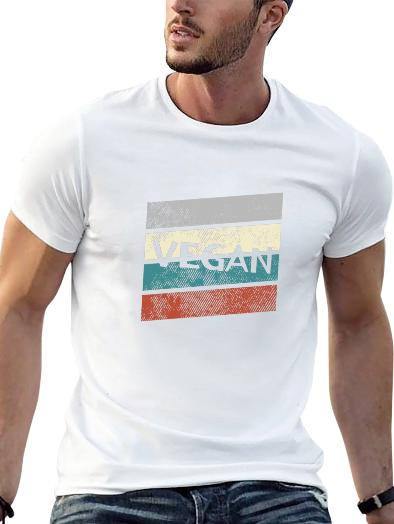 Retro Vegan T-Shirt - Stylish & Comfortable