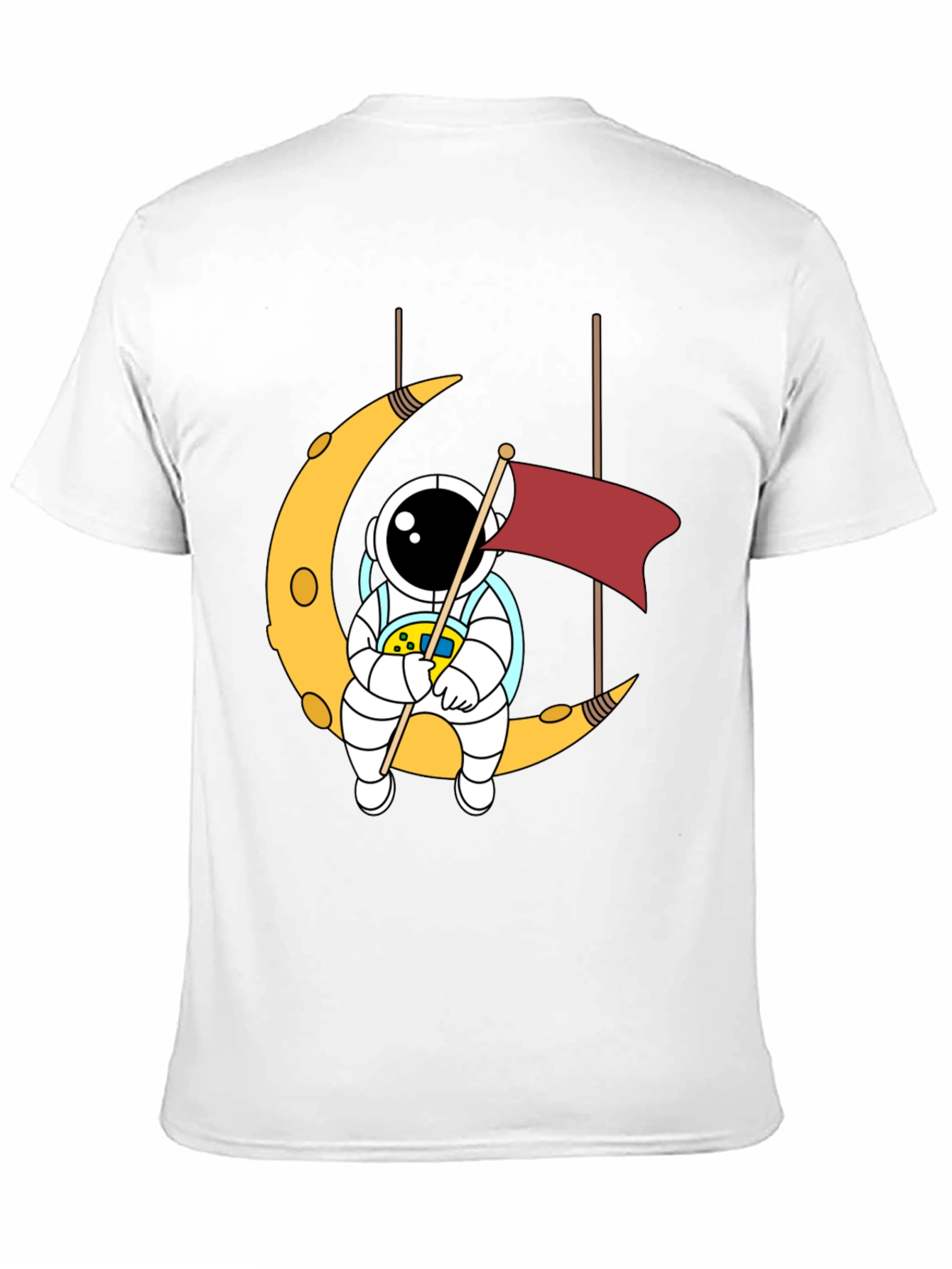 Astronaut Moon Swing Graphic T-Shirt