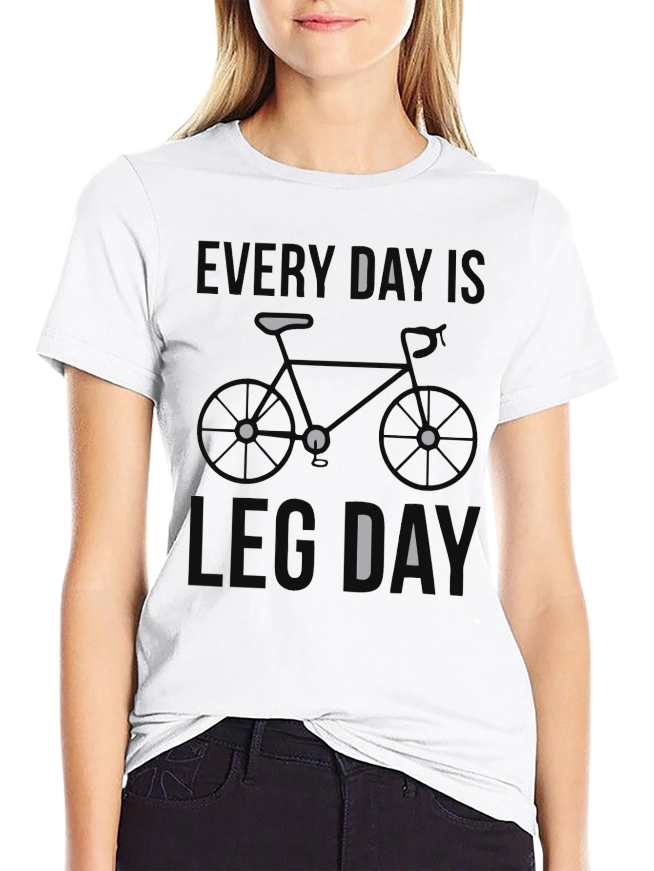 Every Day Is Leg Day Bicycle T-Shirt