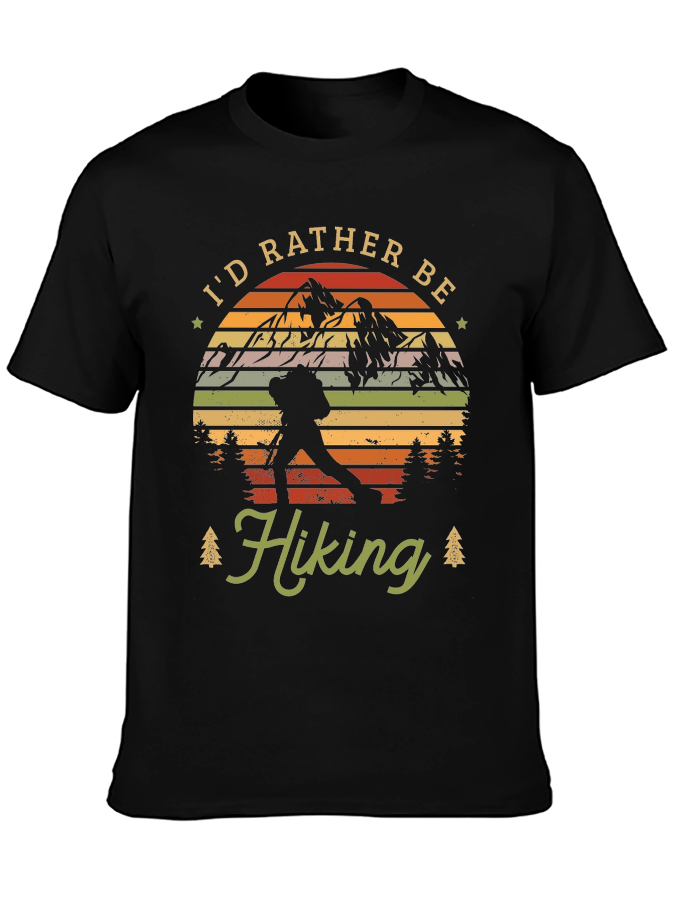 Id Rather Be Hiking Graphic Tee
