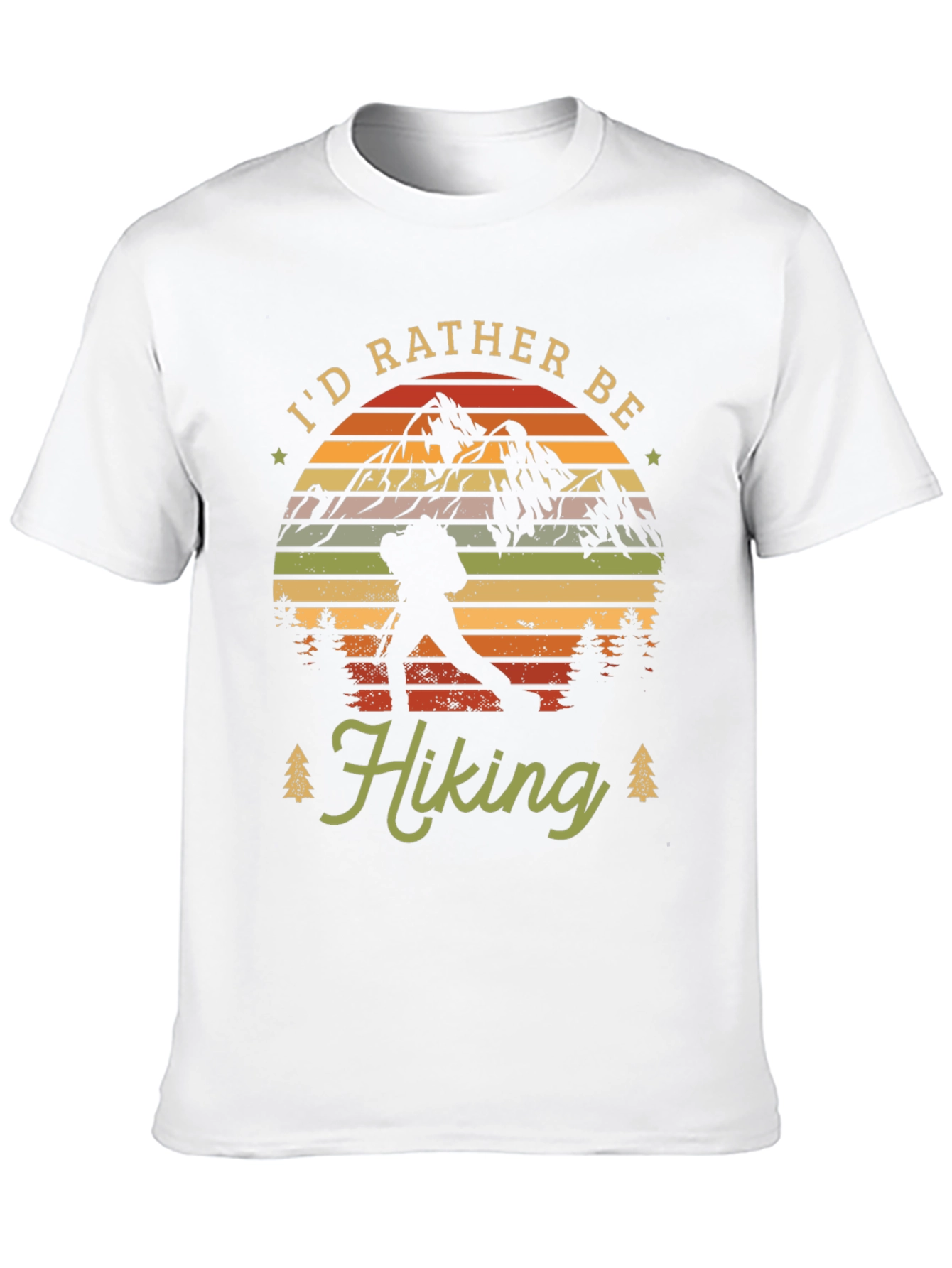 Id Rather Be Hiking Graphic Tee