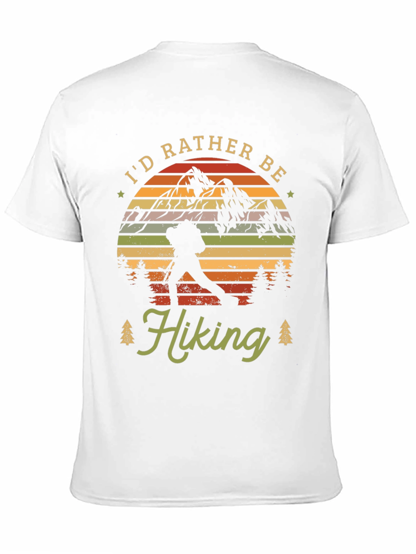 Id Rather Be Hiking Graphic Tee