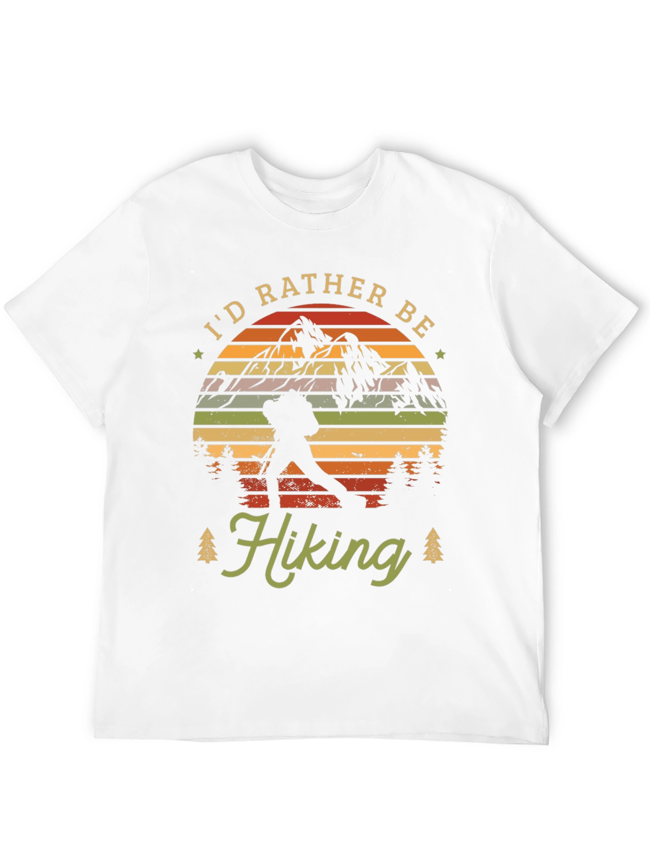Id Rather Be Hiking Graphic Tee