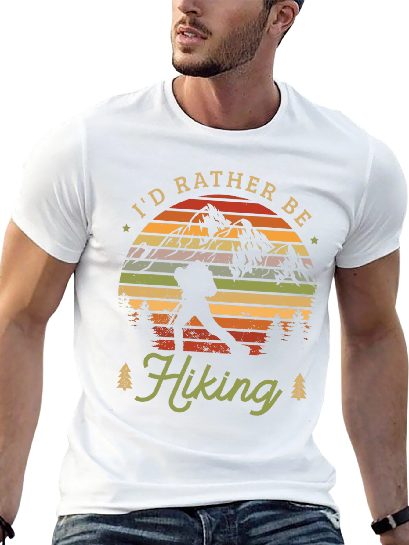 Id Rather Be Hiking Graphic Tee