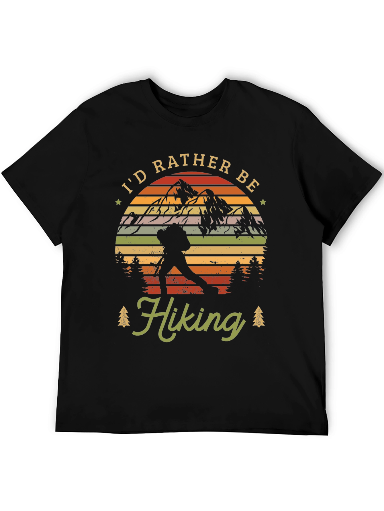 Id Rather Be Hiking Graphic Tee