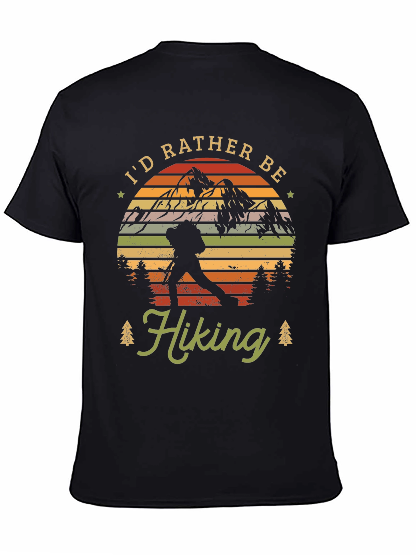 Id Rather Be Hiking Graphic Tee
