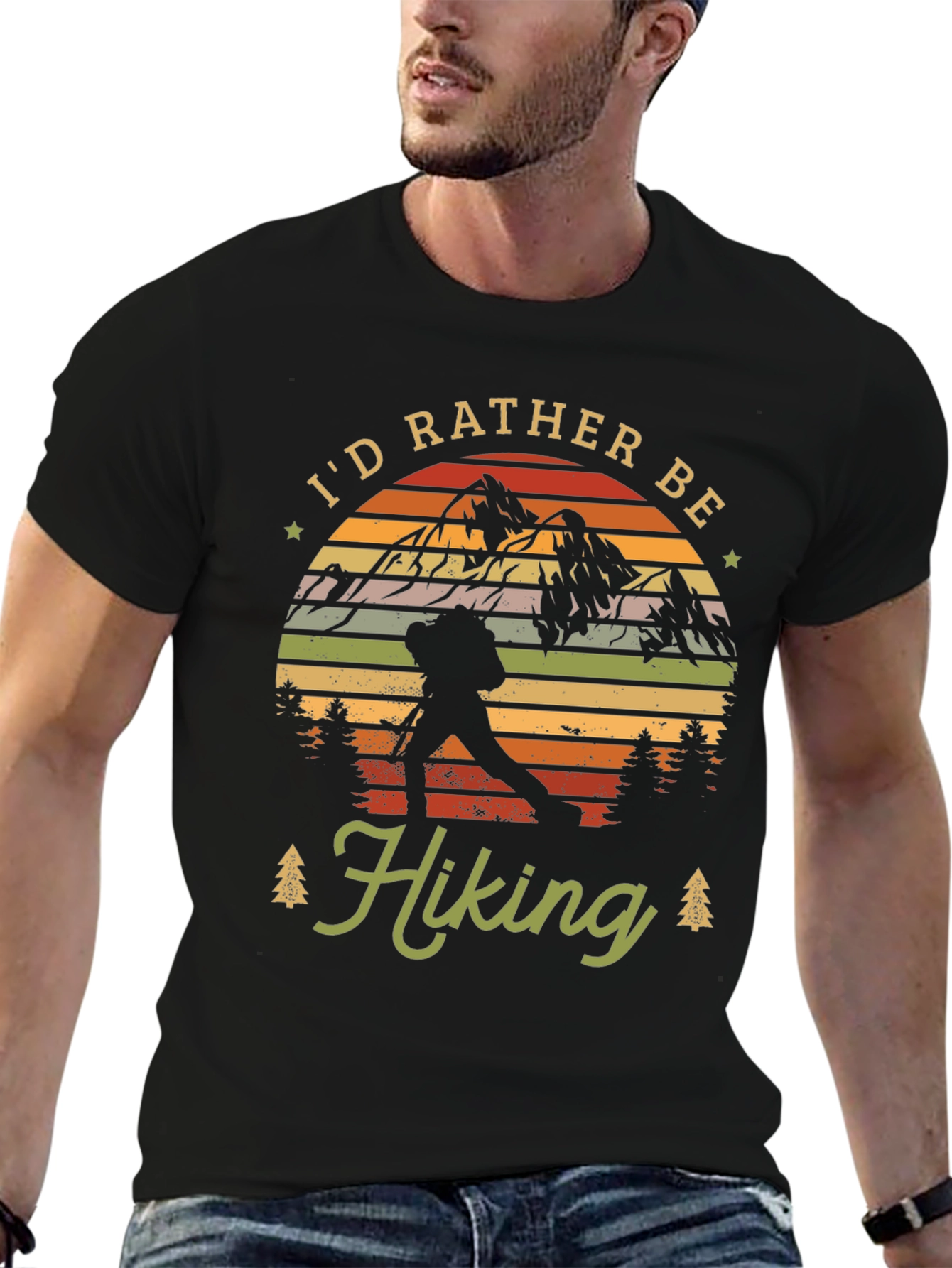 Id Rather Be Hiking Graphic Tee