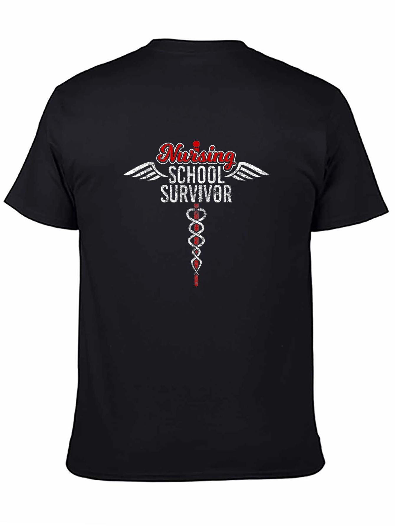 Nursing School Survivor Graphic Tee