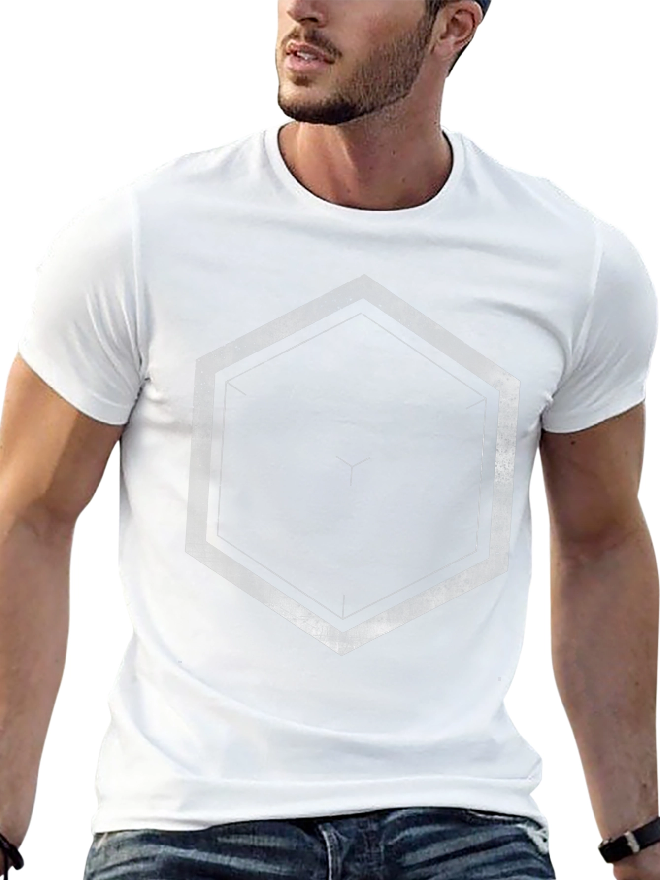 Abstract Geometric T-Shirt - Modern Style