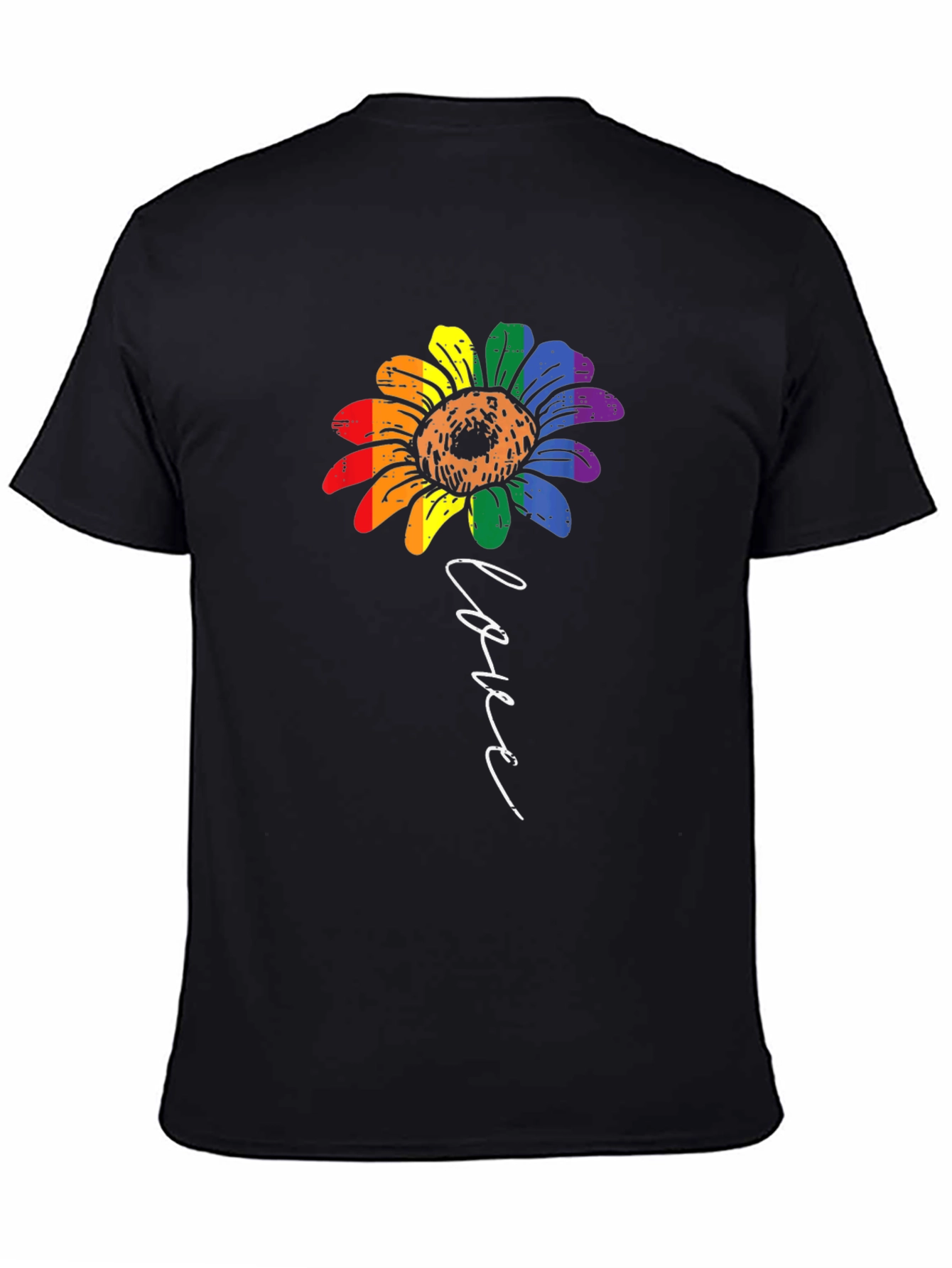 Love Sunflower LGBT Pride T-Shirt