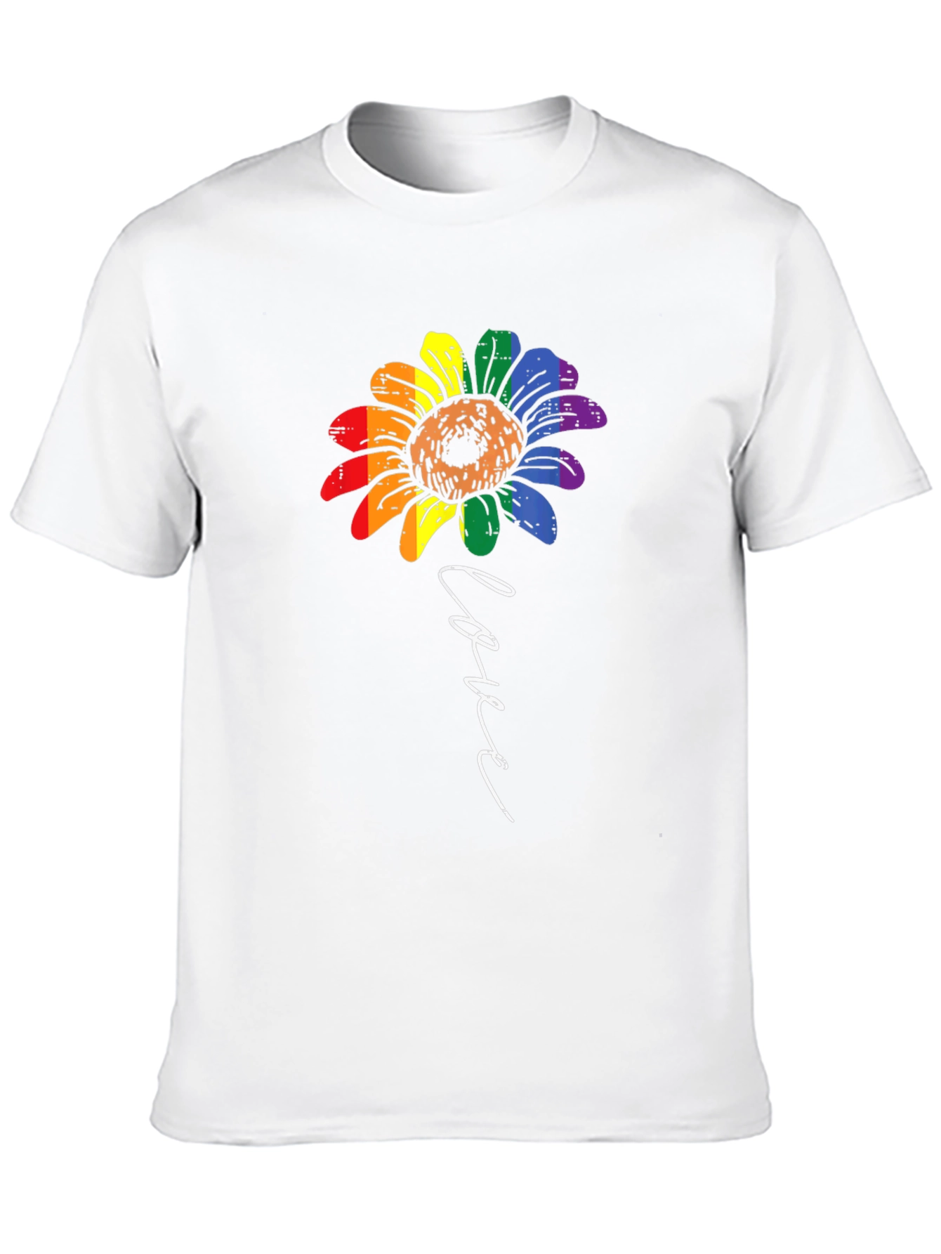 Love Sunflower LGBT Pride T-Shirt