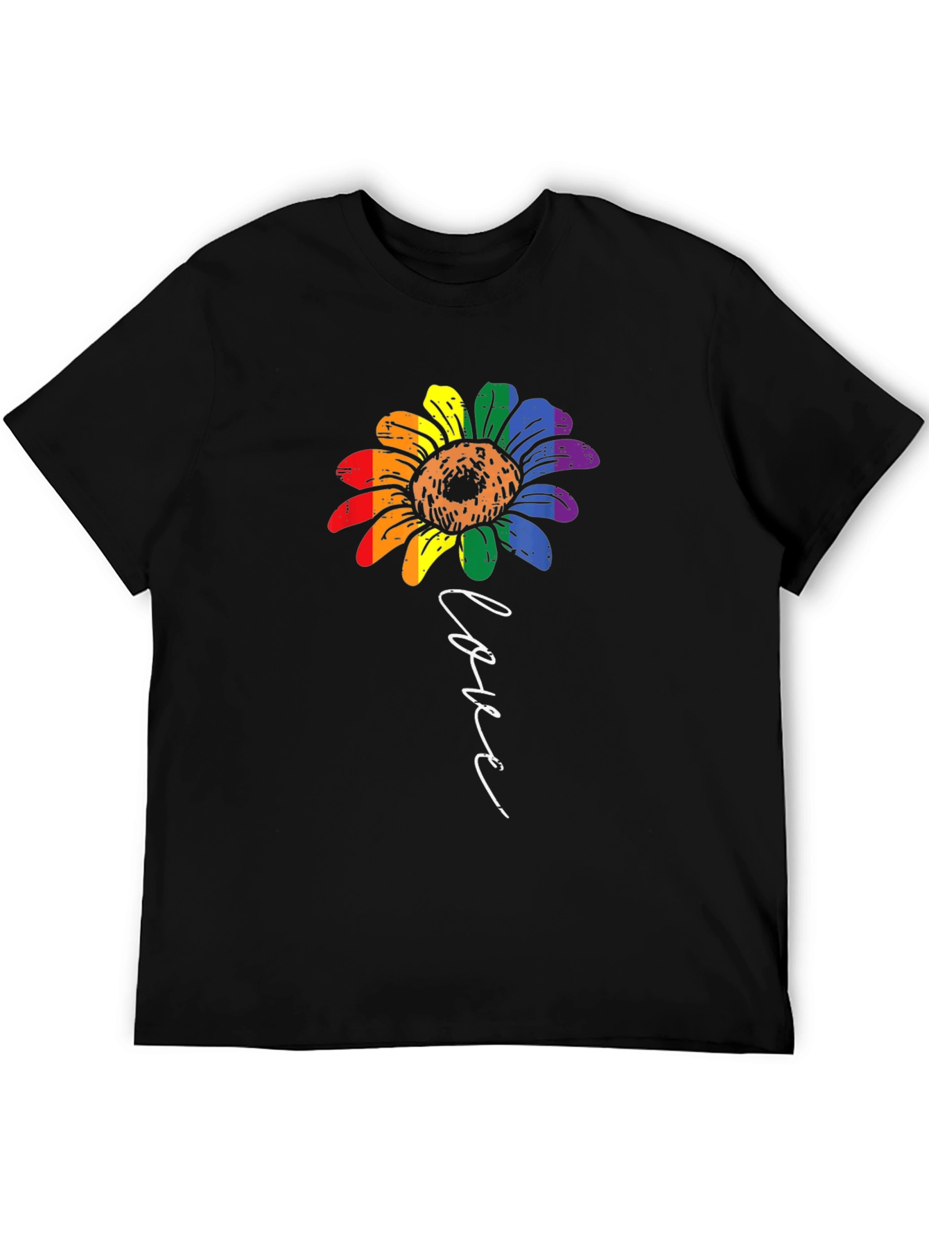 Love Sunflower LGBT Pride T-Shirt