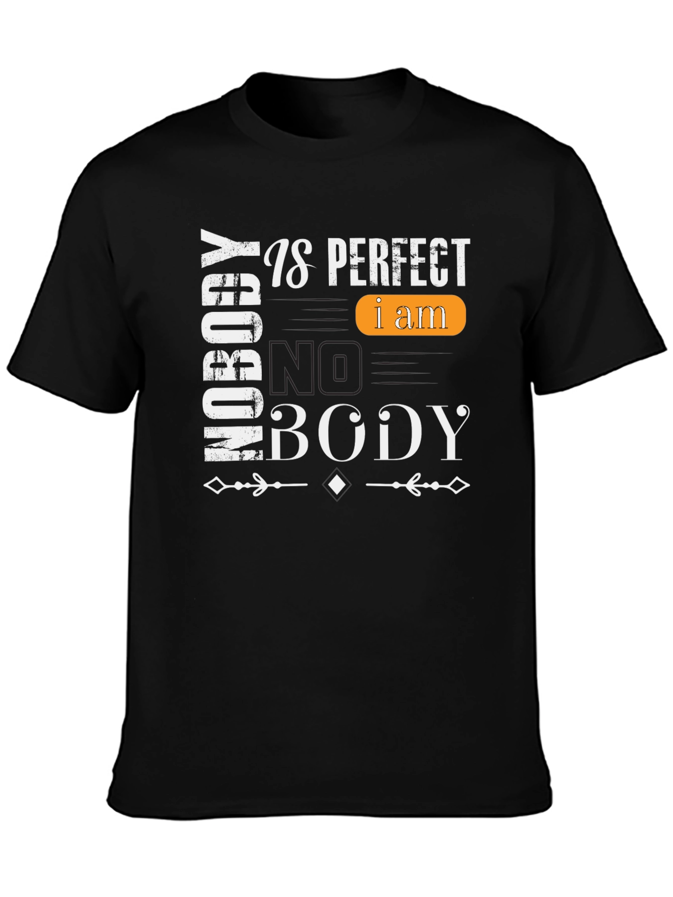 Nobody is Perfect I am Nobody T-Shirt