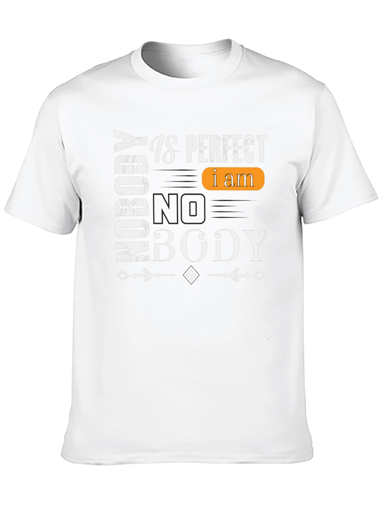 Nobody is Perfect I am Nobody T-Shirt
