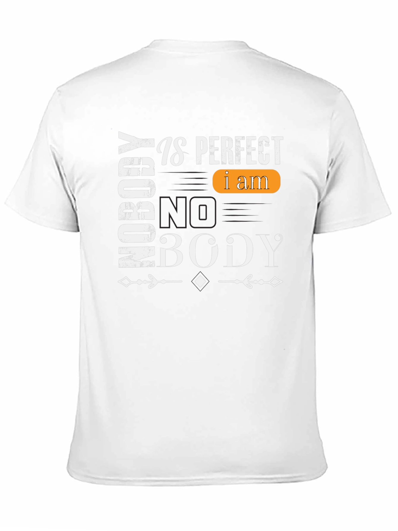 Nobody is Perfect I am Nobody T-Shirt