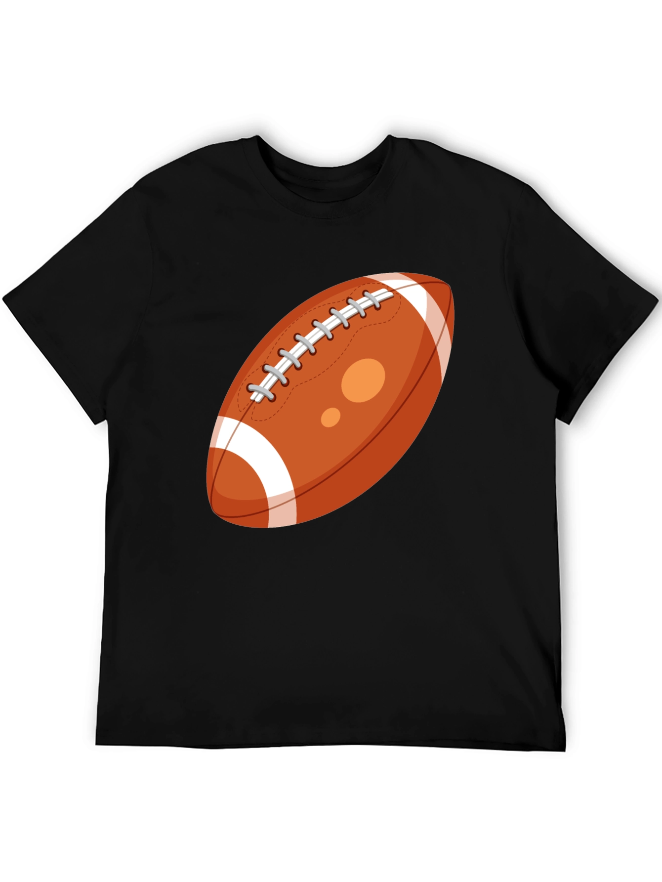 Football Graphic Tee - Classic Black T-Shirt