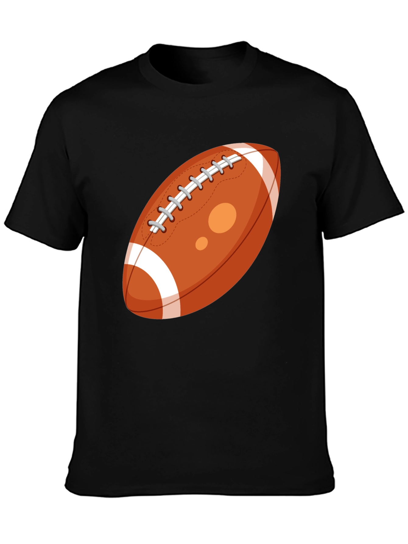 Football Graphic Tee - Classic Black T-Shirt