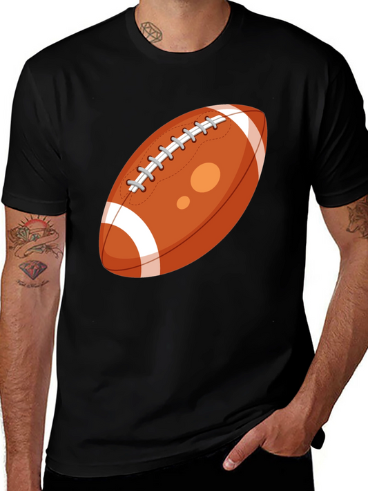 Football Graphic Tee - Classic Black T-Shirt