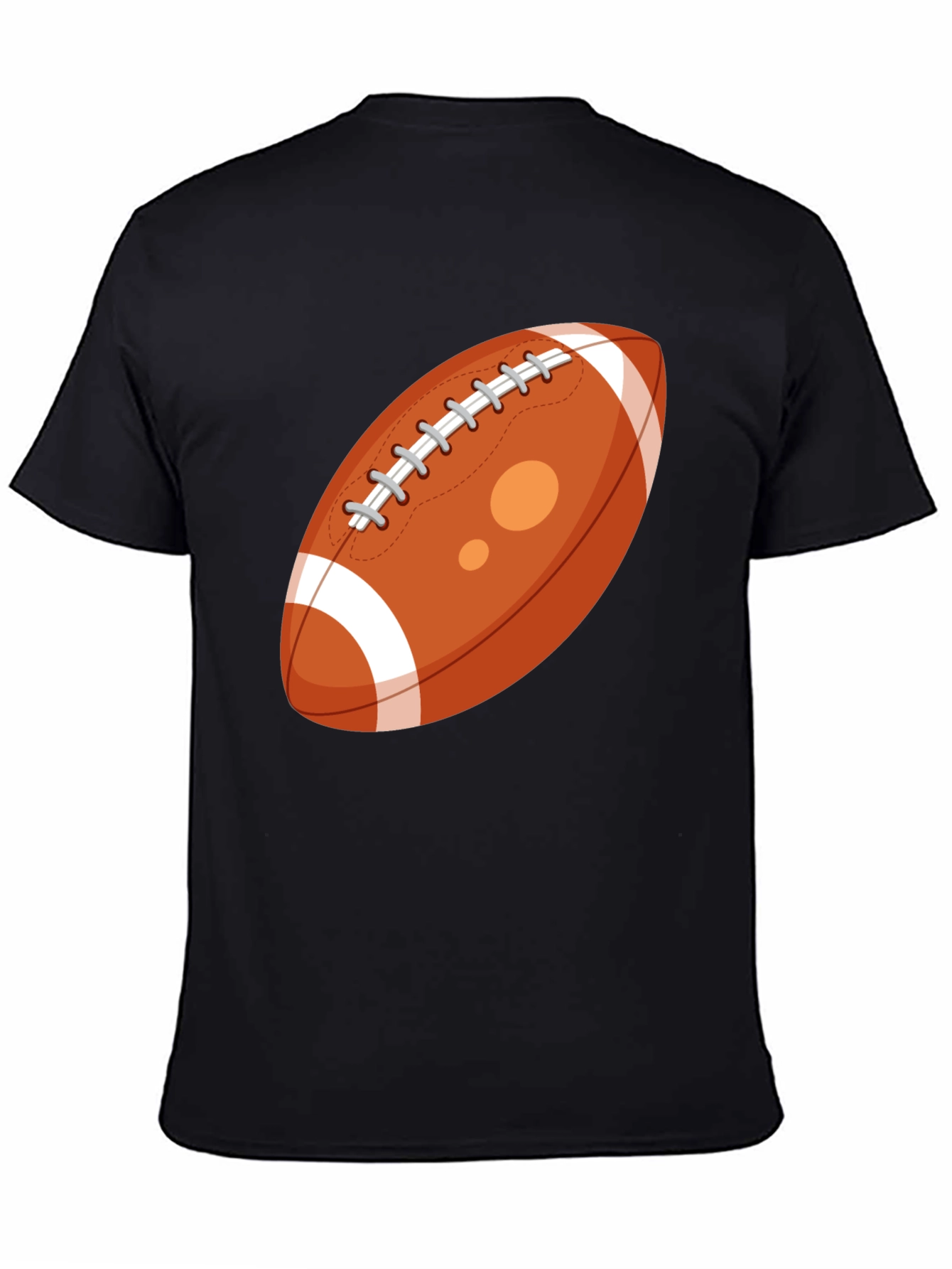 Football Graphic Tee - Classic Black T-Shirt