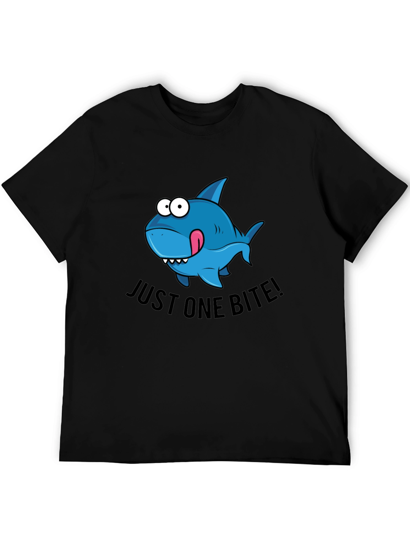 Cartoon Shark Bite T-Shirt - Just One Bite!