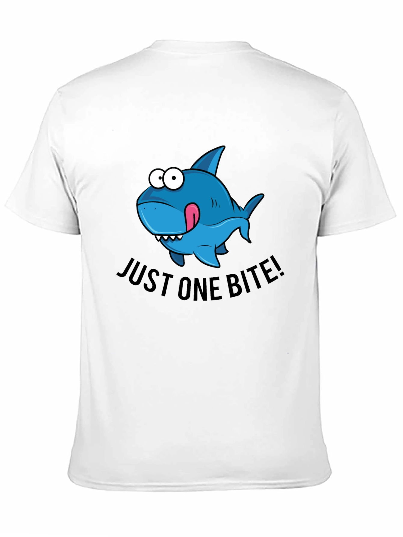 Cartoon Shark Bite T-Shirt - Just One Bite!