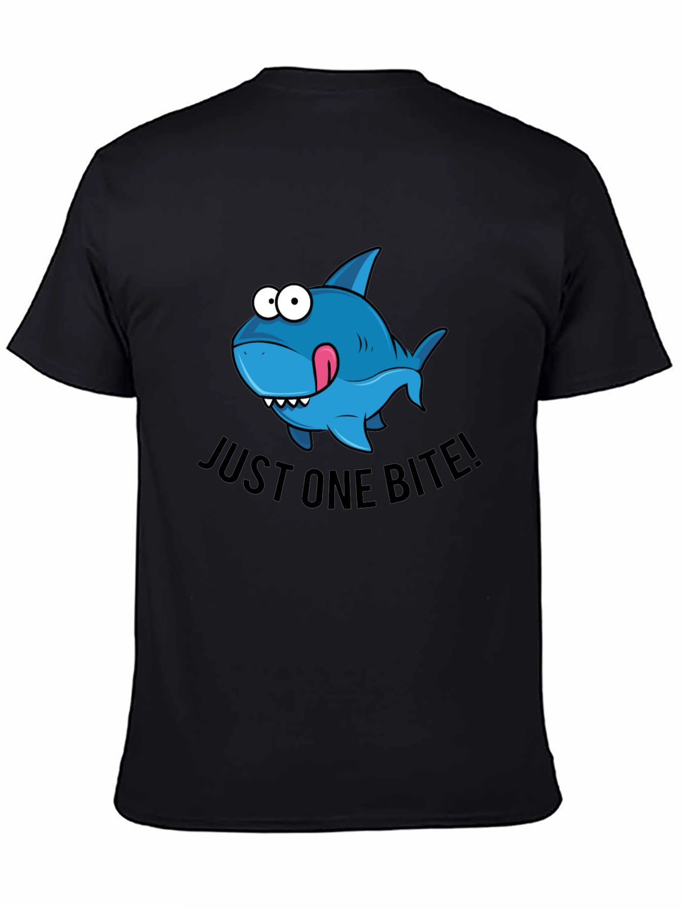 Cartoon Shark Bite T-Shirt - Just One Bite!