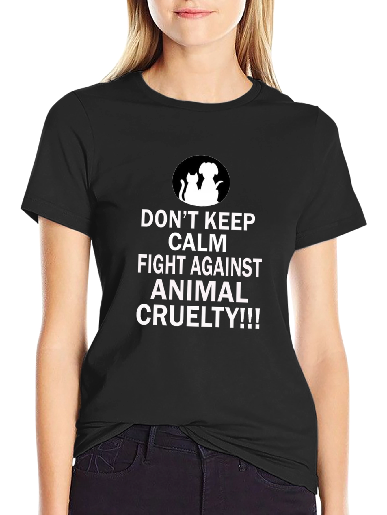 Animal Cruelty Awareness Graphic Tee