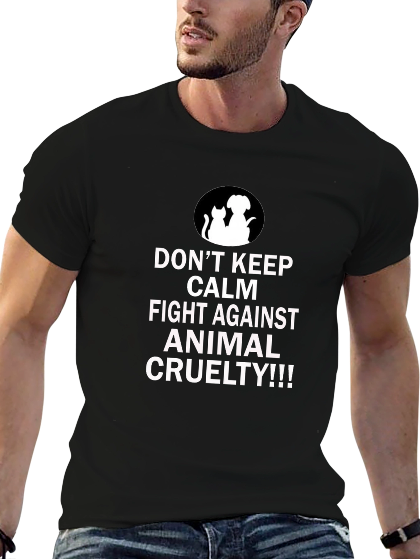 Animal Cruelty Awareness Graphic Tee