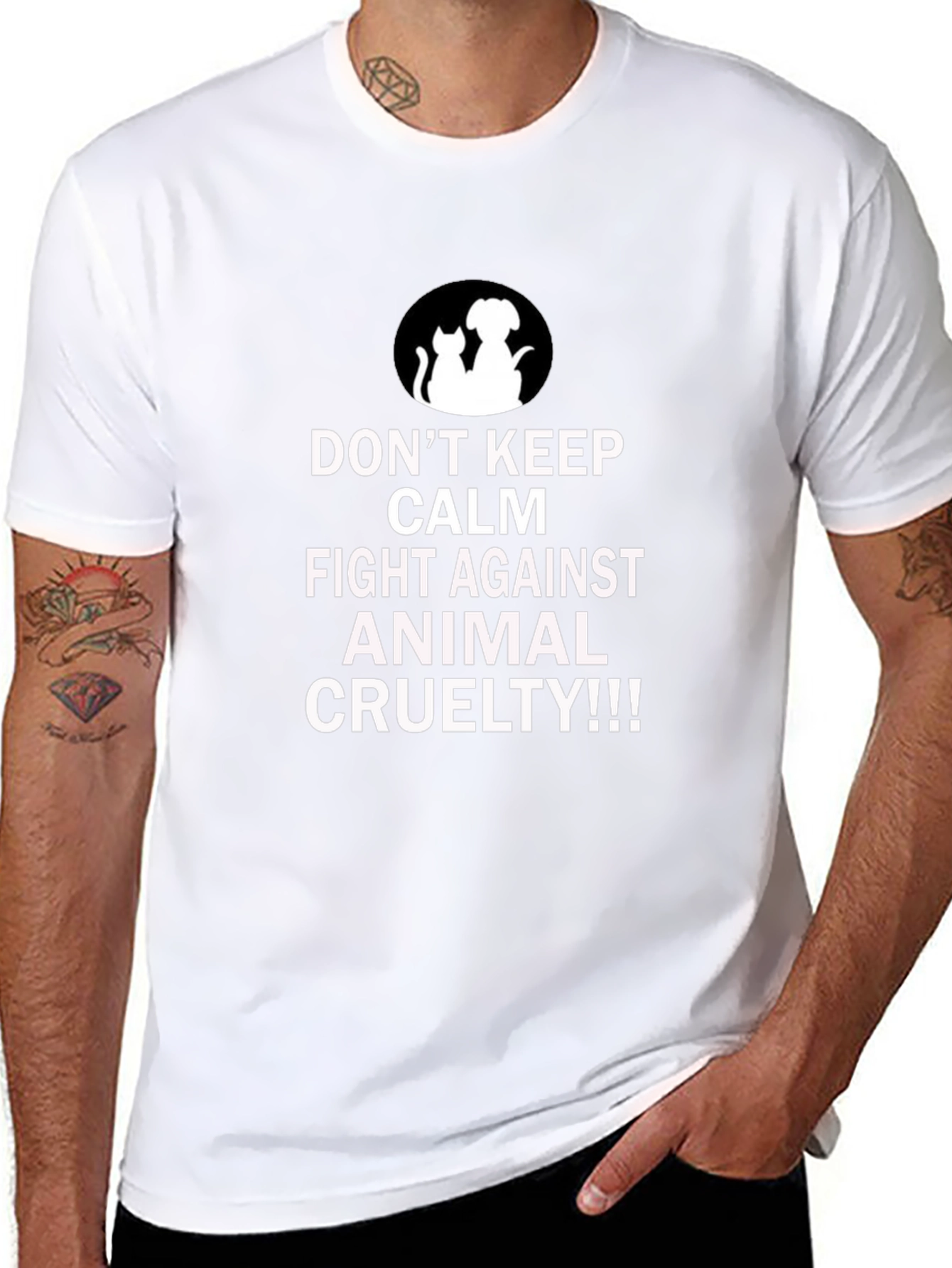 Animal Cruelty Awareness Graphic Tee