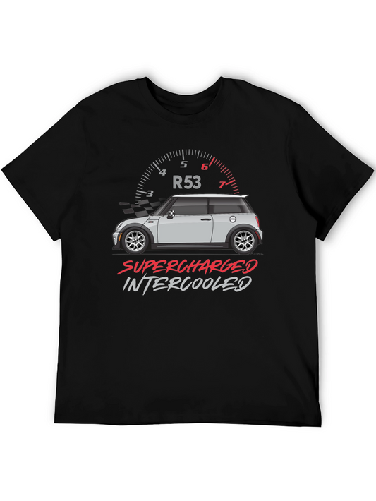 R53 Supercharged Intercooled Car Graphic T-Shirt