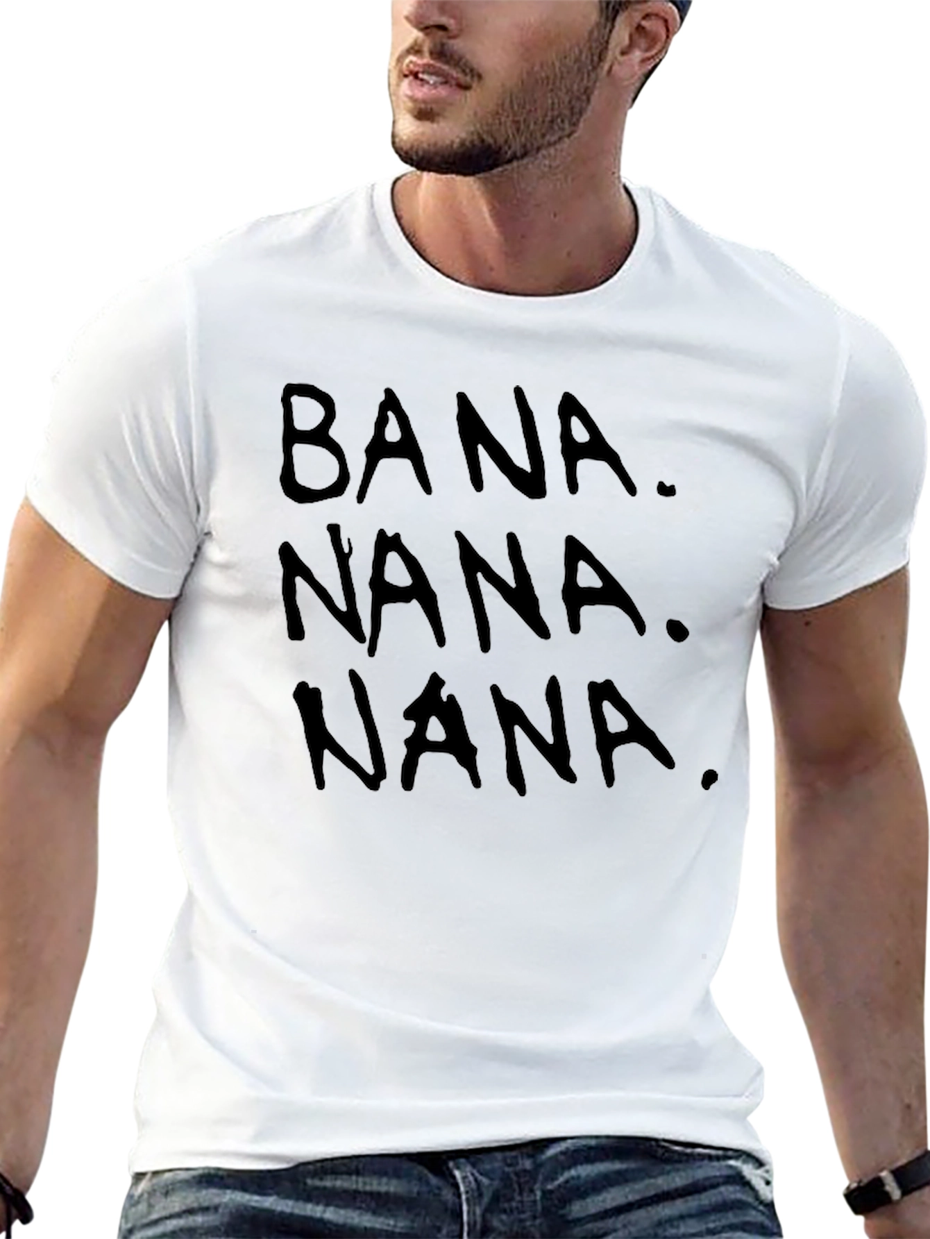 Banana Graphic Black T-Shirt