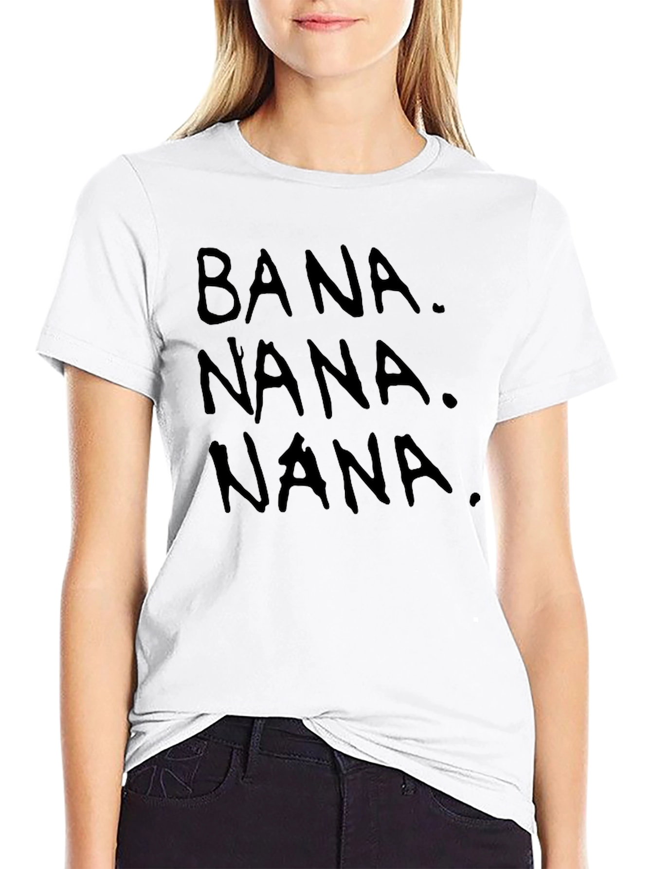 Banana Graphic Black T-Shirt