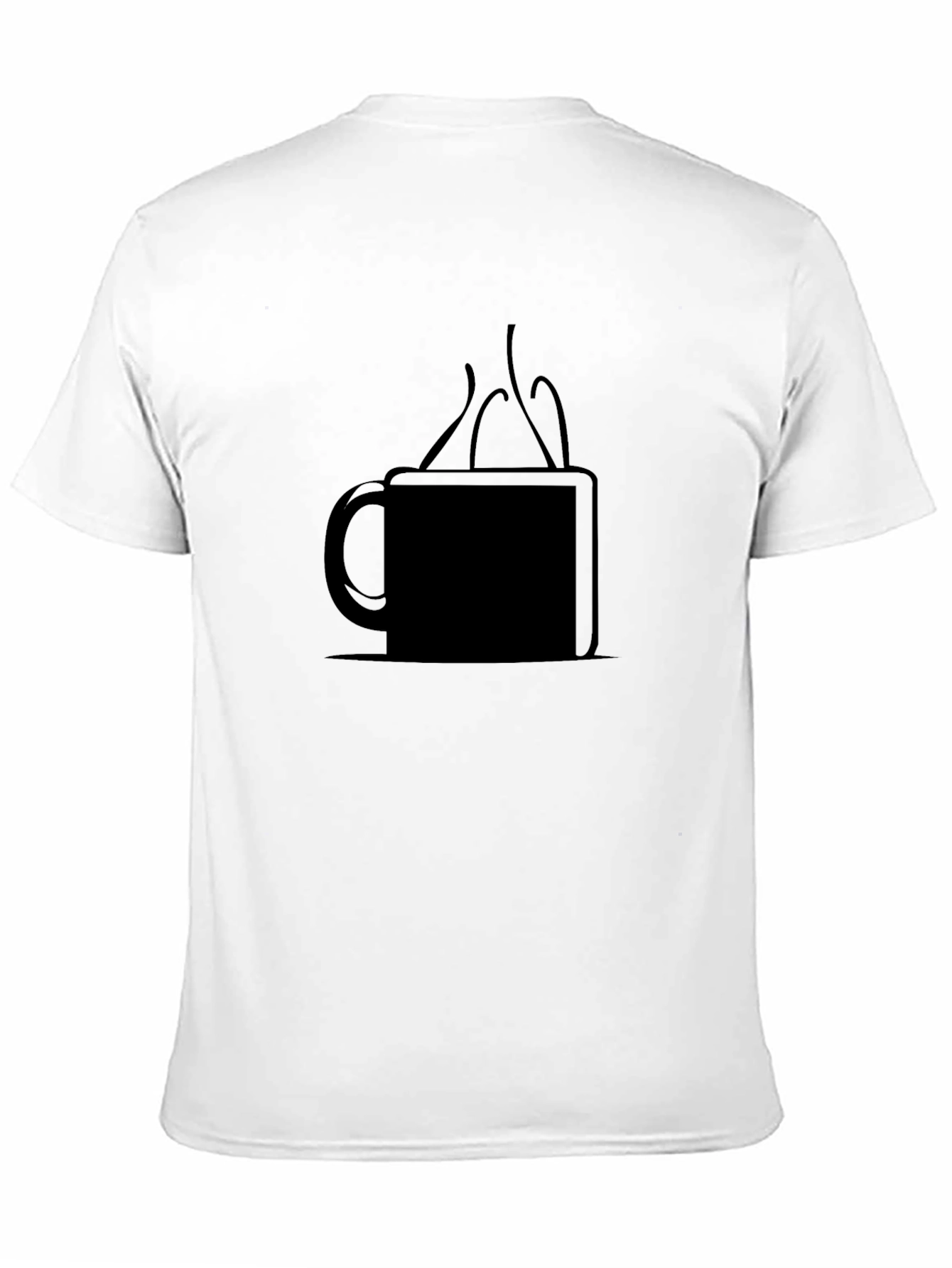 Coffee Mug Graphic Tee - Black