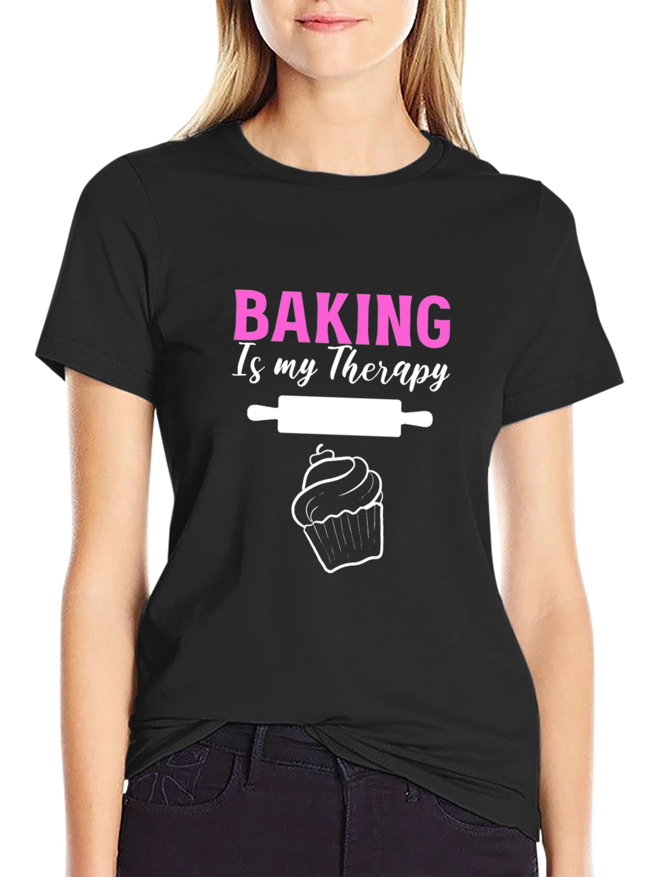 Baking is My Therapy T-Shirt - Unisex