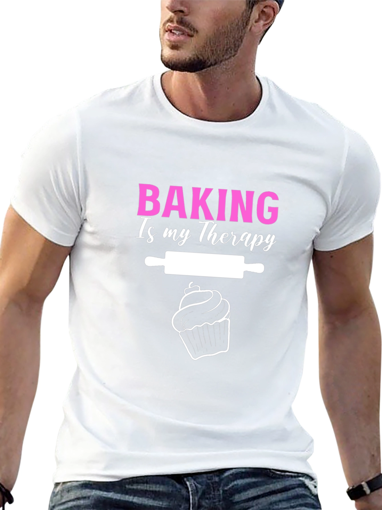 Baking is My Therapy T-Shirt - Unisex